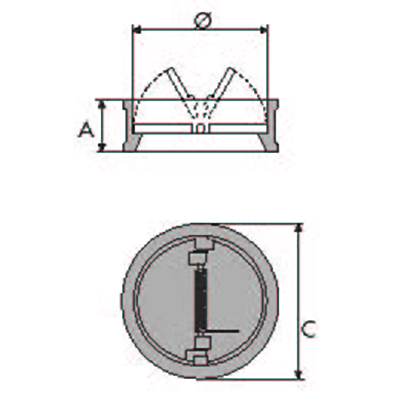 DUAL PLATE WAFER CHECK VALVE